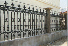 南京科永护栏 铁艺与PVC护栏的完美融合